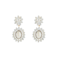 Crystal Party Oorbel Stainless Steel 